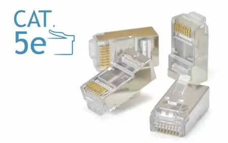 C5e Shielded - RJ45 Plug for Cat5e F/UTP Cable